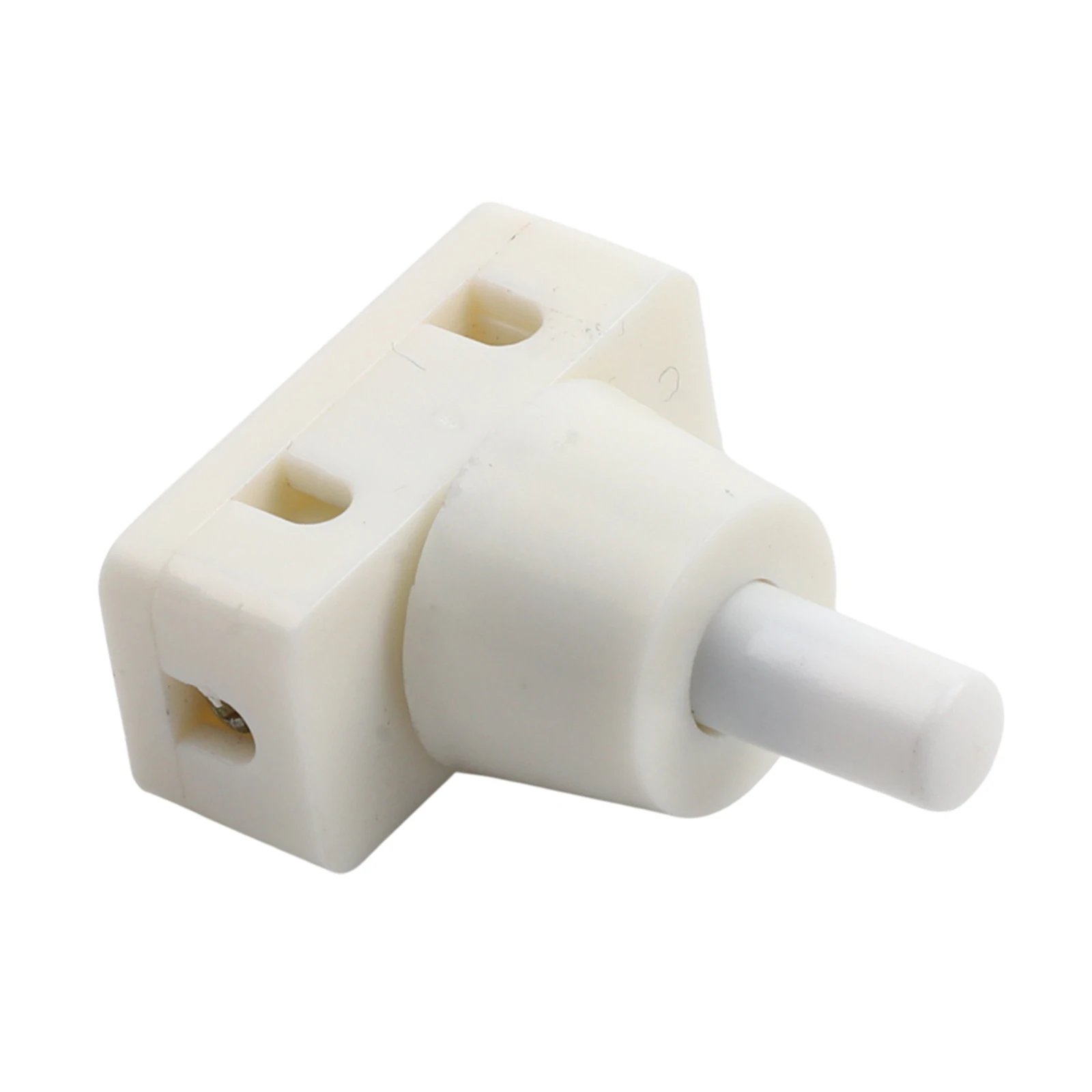 White Lamp Switch Screw Terminal Lamp Switch Electrical Switch ABS Material Screw Terminal Connection 10mm Packing Diameter