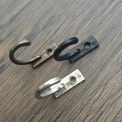 10/20/50pcs Zinc Alloy Coat Hooks Vintage Bronze Hangers Small Wall Hooks Entryway Hooks for Bathroom Bedroom Kitchen