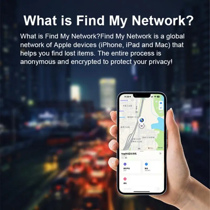 Voice Small Tracking Device Einfach zu bedienender Kartenfinder Effizient Intelligent Anti-Lost Find My Compatible Devices Compatible