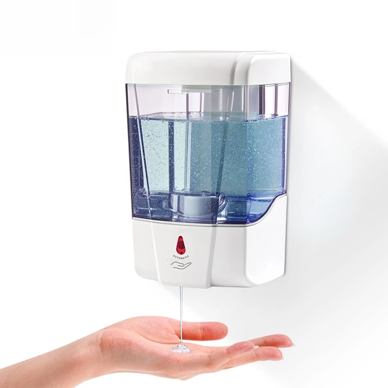 Hand Sanitizer Dispenser 600Ml, Non-Contact Sensor Automatic Wall Mounted
