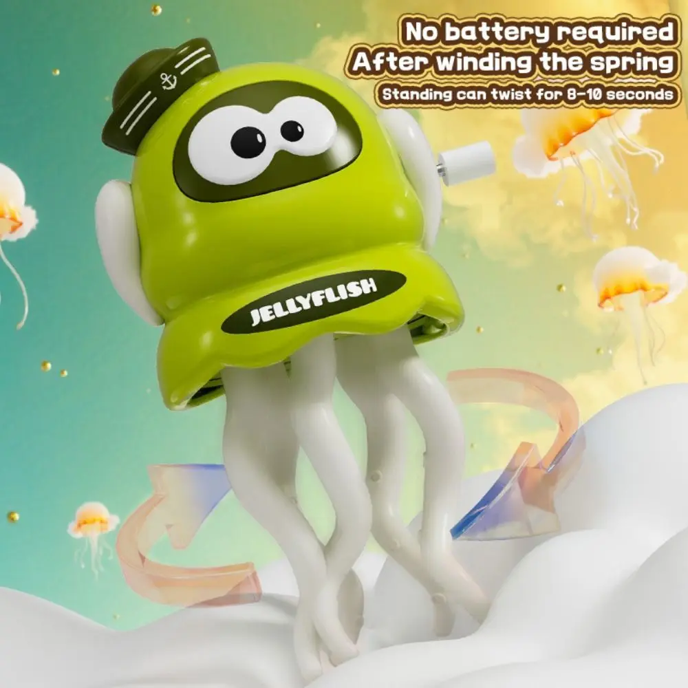 Plastic Clockwork Dancing Octopus Toy Simulation Swinging Crawling Interactive Octopus Toy Movable Interactive