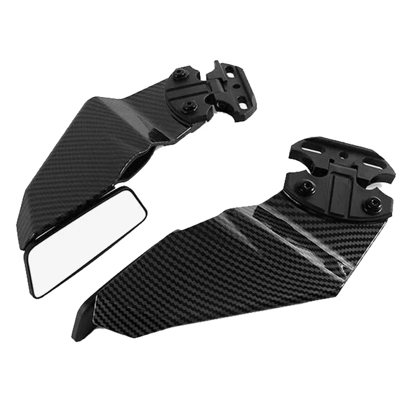 Suitable For Kawasaki ZX-10R ZX6R NINJA 650 400 Modified Motorcycle Rearview Mirror, Wind Wing, Adjustable Rotating Mirror