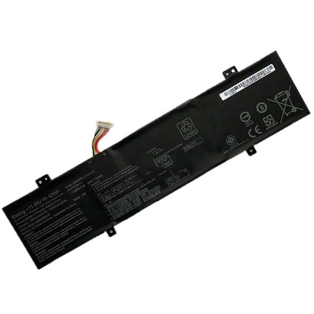 Imagem -03 - Bateria Original do Portátil para Asus Vivobook Flip 14 Tp412fa Tp412ua Tp470ea C31n1733 11.55v 42wh Genuíno Novo