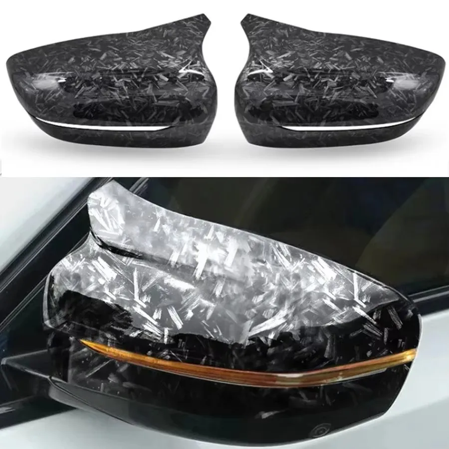 For BMW 2 3 4 5 7 8 Serie G20 G42 G30 G14 G15 G16 G22 G23 Carbon fiber Shells Rearview Cap  rear view mirror case cover body kit