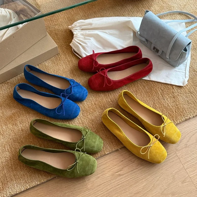 

New Women Mary Jane Shoes Retro Luxury Genuine Leather Casual Shoes for Woman Sweet Style Flat Shoe Designer Shoes Zapatos Mujer