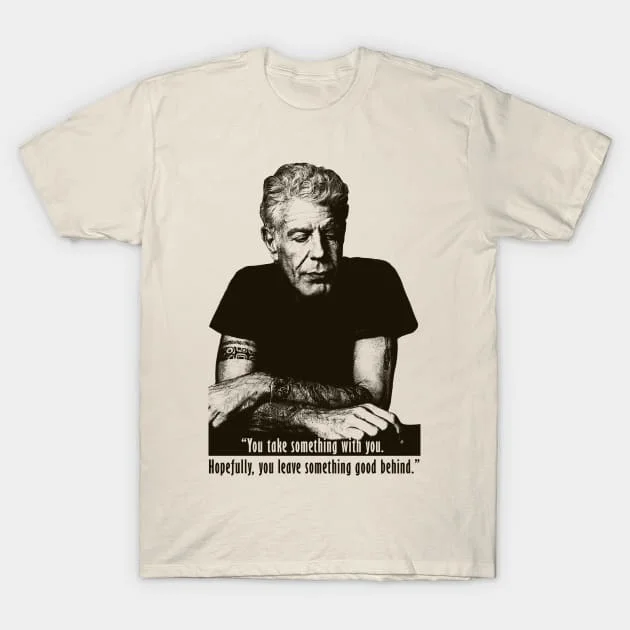 Anthony Bourdain T-Shirt Men Women Clothes Oversized Cotton Tees New Fashion Top Tees