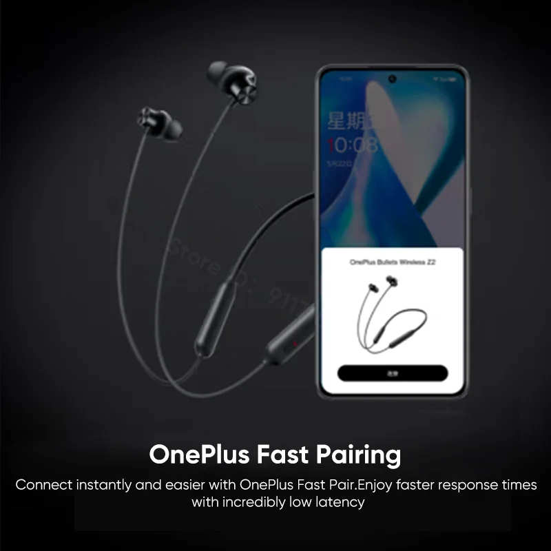 2025! Balas inalámbricas Z2 auriculares inalámbricos AI cancelación de ruido auriculares inalámbricos 30h duración de la batería IP55 para OnePlus 10Pro 10T