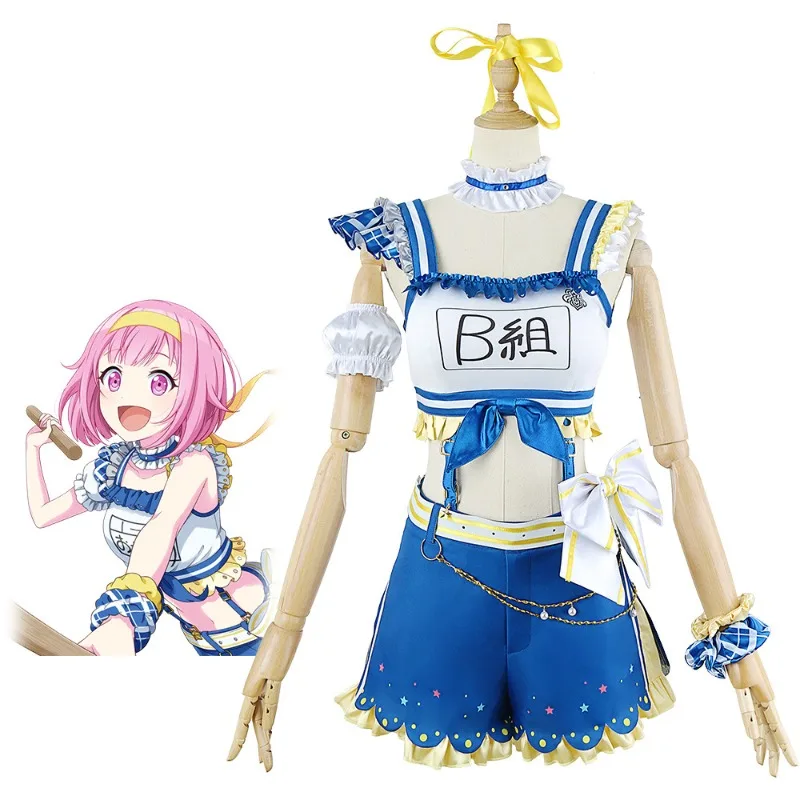 

Anime Project Sekai Colorful Stage Feat Cosplay Ootori Emu Women Girl Outfit Top Shorts Headwear Stage Suit Carnival Costume