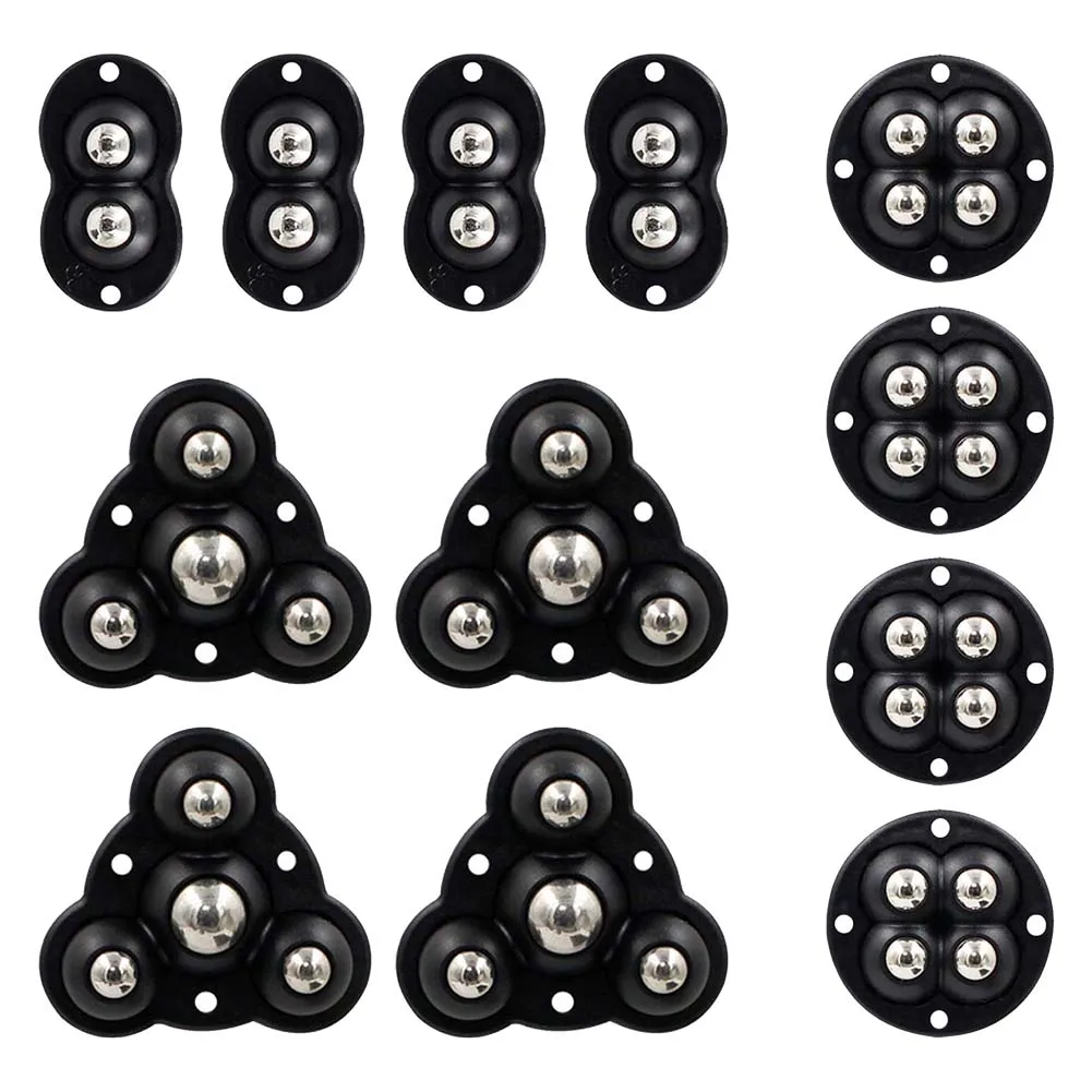 Furniture Casters 360° Rotation Wheels Home Use Office Use ABS Material Load-bearing Capacity Metal Components