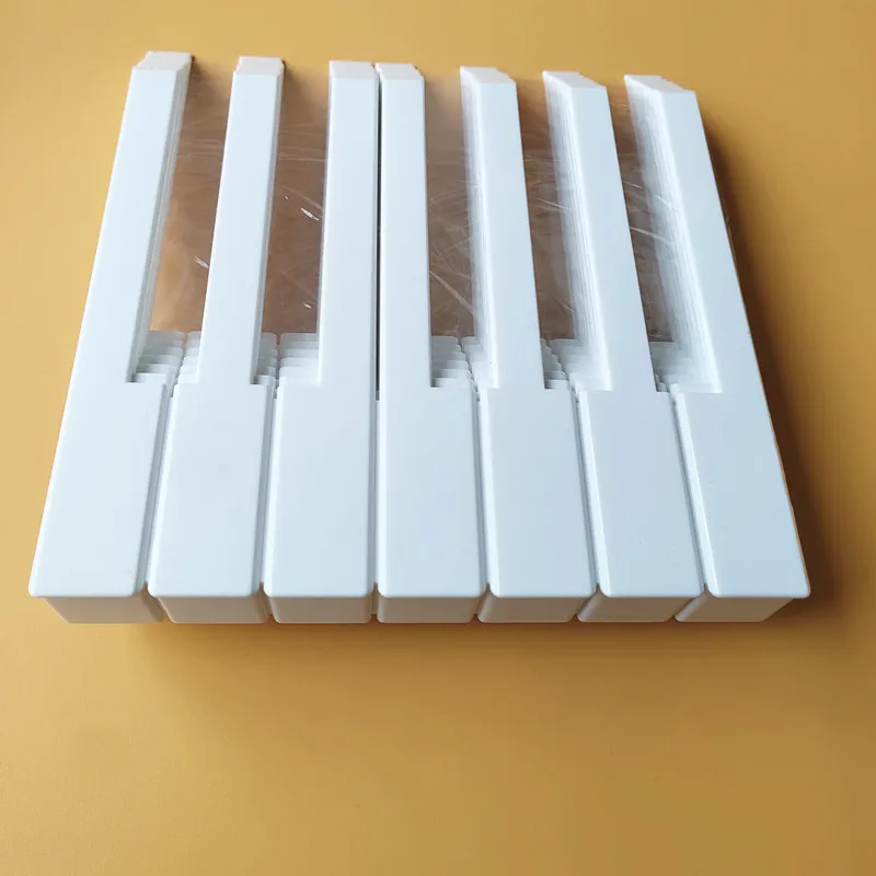 피아노 튜닝 도구, 피아노 액세서리, 한국 피아노 52mm 흰색 키보드 가죽, 한 쌍의 52개