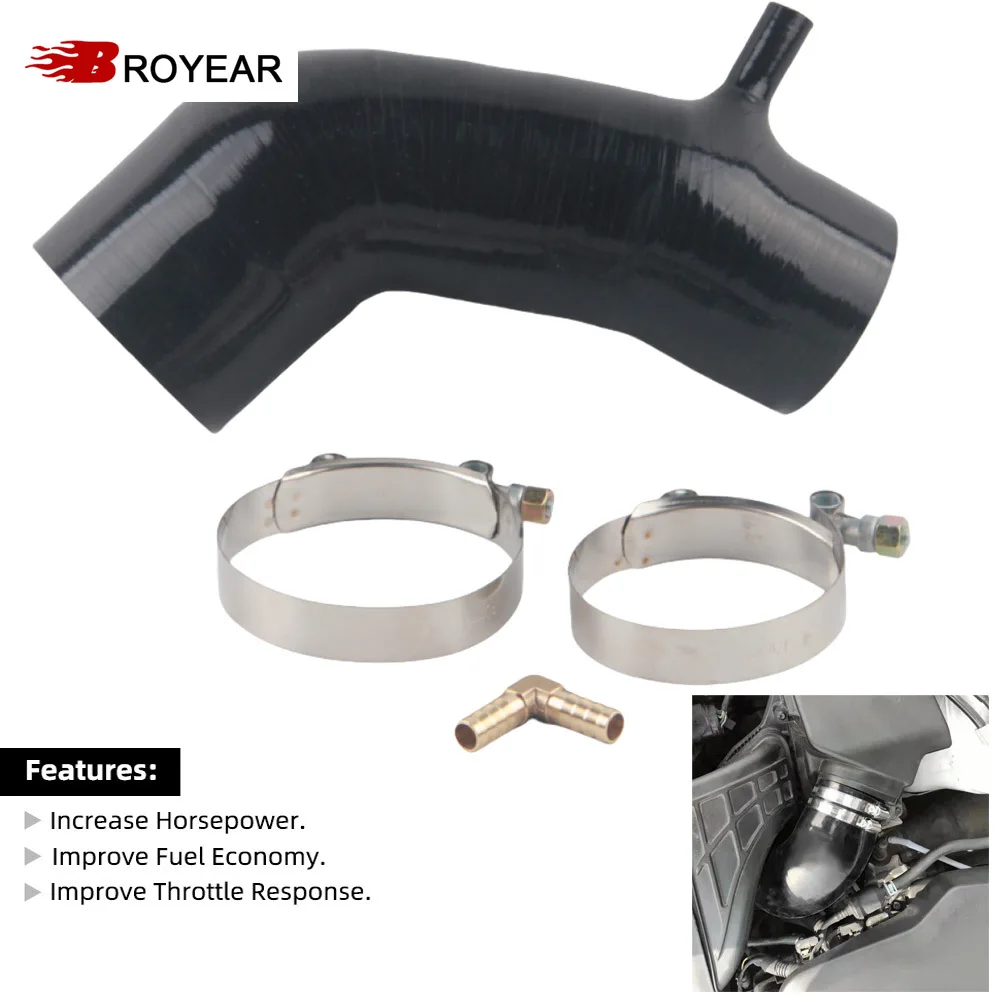 Broyear High Quality air Inlet Tube Silicone Intake Hose Pipe for AUDI A5 8T A4 B8 1.8 2.0 TFS 06H129629F