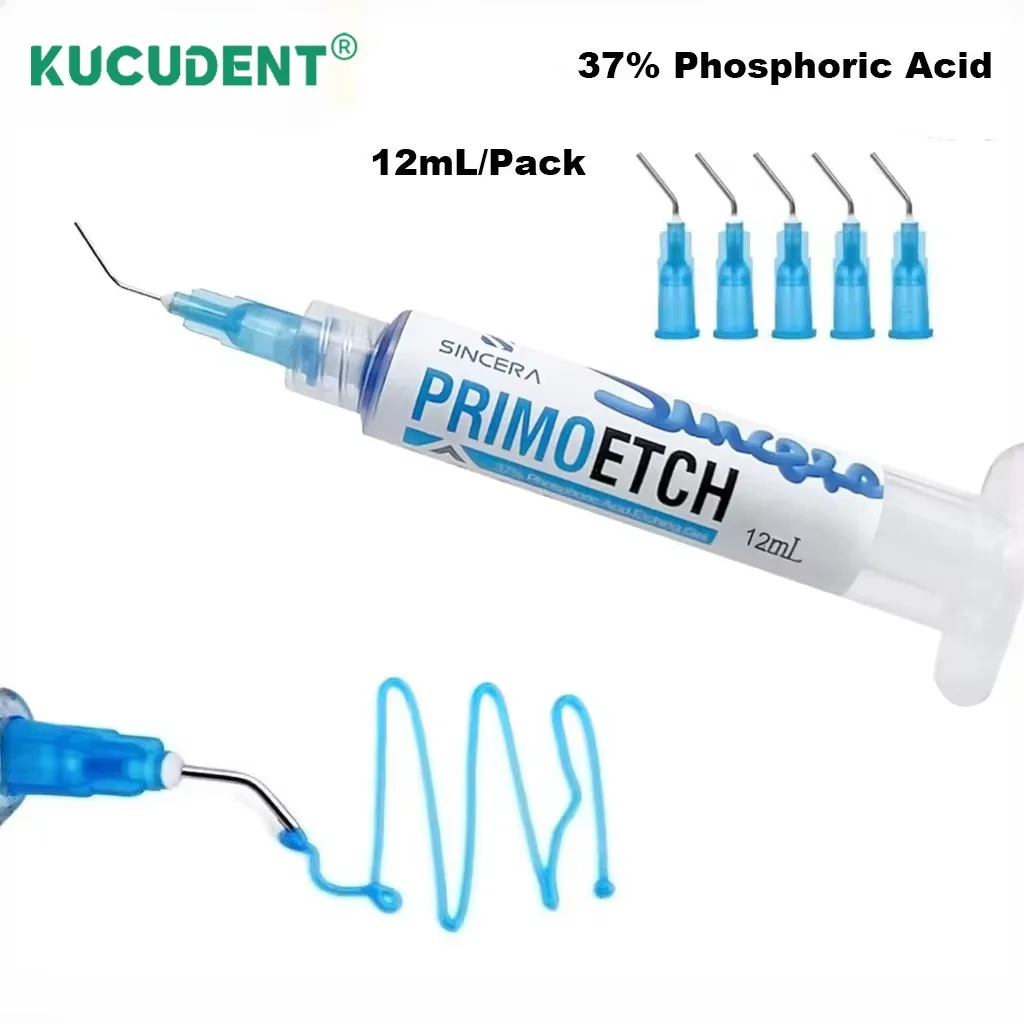 1 Pack Dentistry Etching Gel 37% Phosphoric Dental Acid Etching Gel Etchant Agent Adhesive Light Cure Bond Teeth Diamond Glue