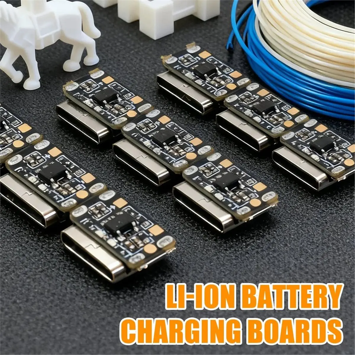 (A01R] 20PCS Mini Lithium Battery Charging Board Module 4.2V 18650 Lithium Battery Charger Protection Board Type-C Interface