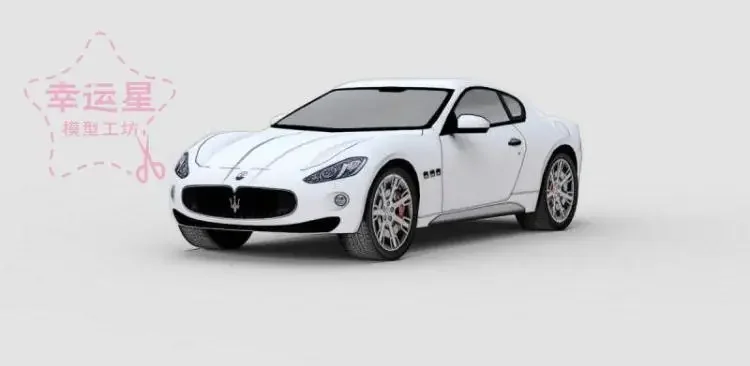 

GT Supercar 3D Paper Model DIY Handmade Papercarft Toy
