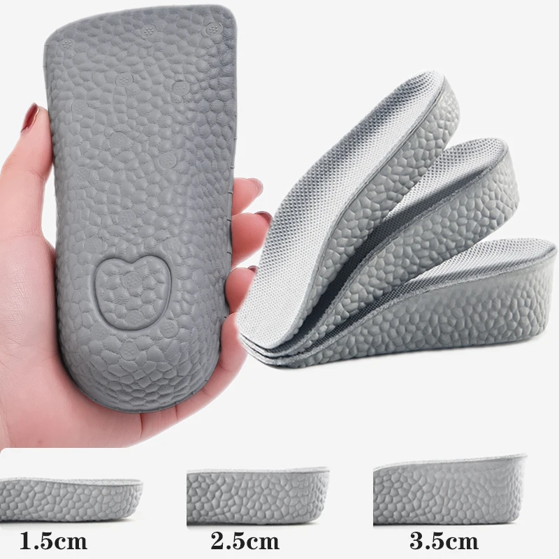 

Breathable Memory Foam Height Increase Insole Women Men Arch Support Orthopedic Insoles Sneakers Heel Lift Elevator Shoe Pads