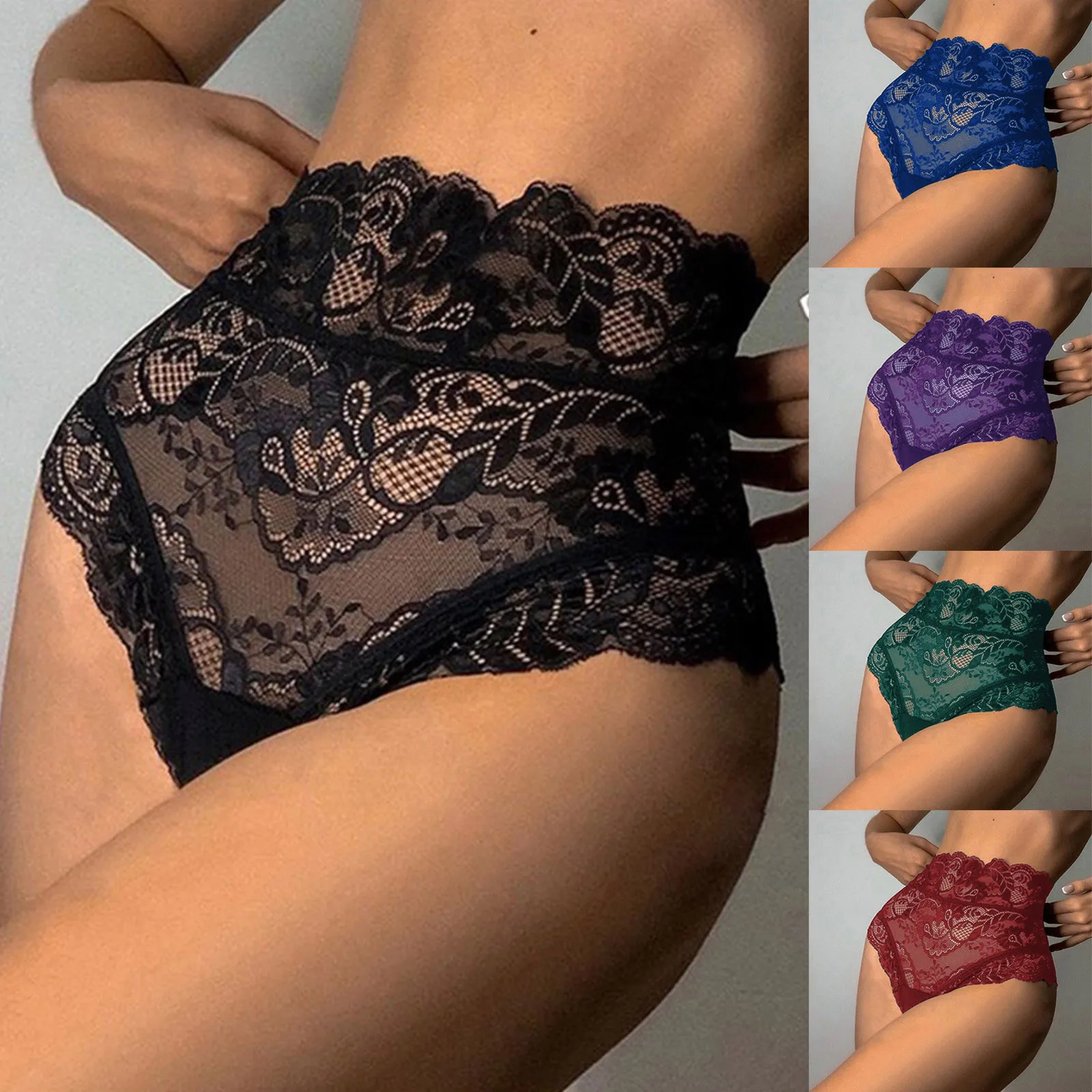 

Women Sexy Floral Lace Mesh Panties High Waist Briefs Cotton Womens Briefs Underwear Underwear plus Size 3x Hankies Cotton Women