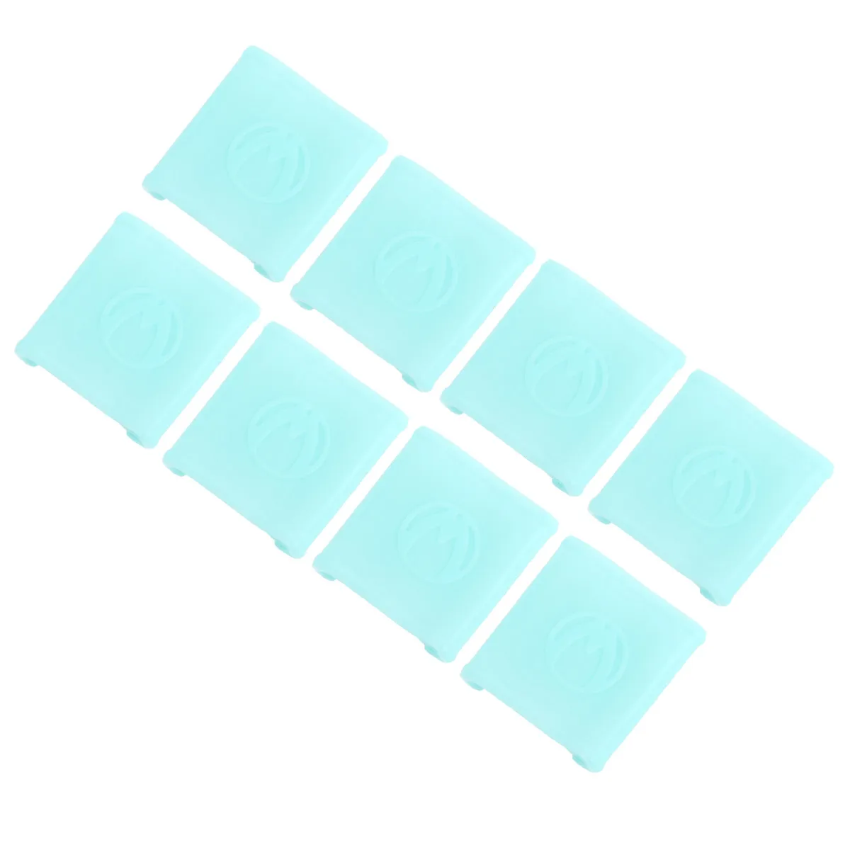 

8Pcs Sports Finger Sleeves Silicone Elastic Protection Finger Braces for Golf Practice Relief Injury Arthritis Support Sky-Blue