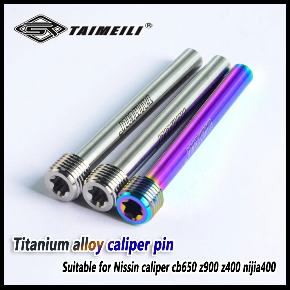 TAIMEILI Titanium alloy caliper screw pins are suitable for Nissin calipers cb650 z900z400 nijia400