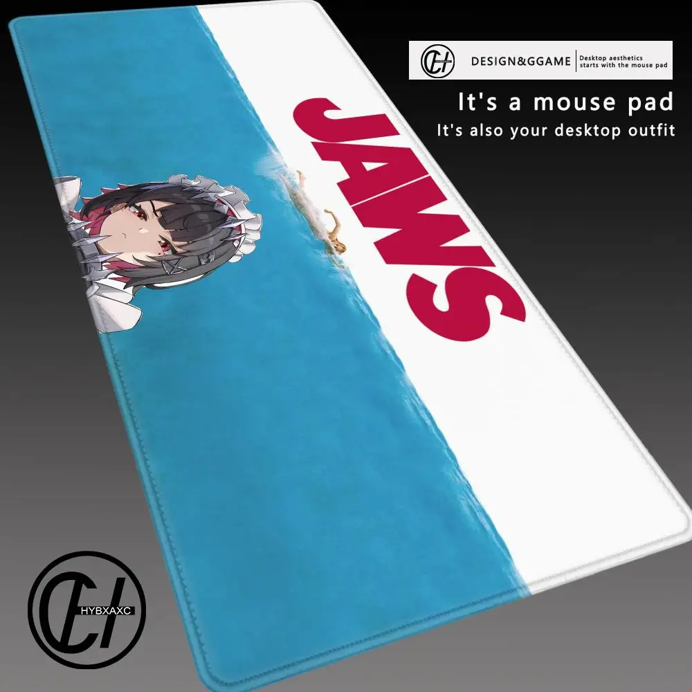 Zenless Zone Zero Ellen Joe Mouse Pad Gaming Accessories Computer Mousepad Anime ZZZ Keyboard Office Pads XXL Rubber Mouse Mats
