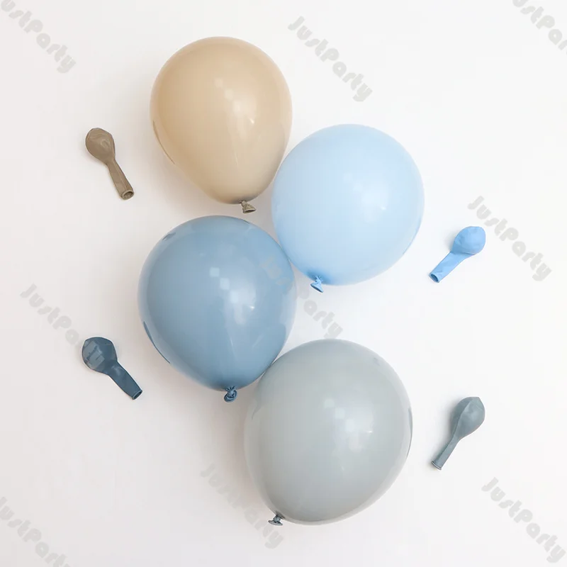 5/10/12/18in Boho Balloons Smoke Brown Blue Grey Wedding Globos Baby Shower 1st Birthday Gender Reveal Graduation Bride to Be