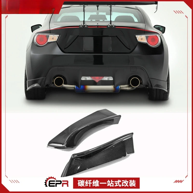 For Toyota 86 Varis - Style Full - Set Small Body Kit - Carbon Fiber Rear Lip & Side Skirts, Sporty Exterior Enhancement