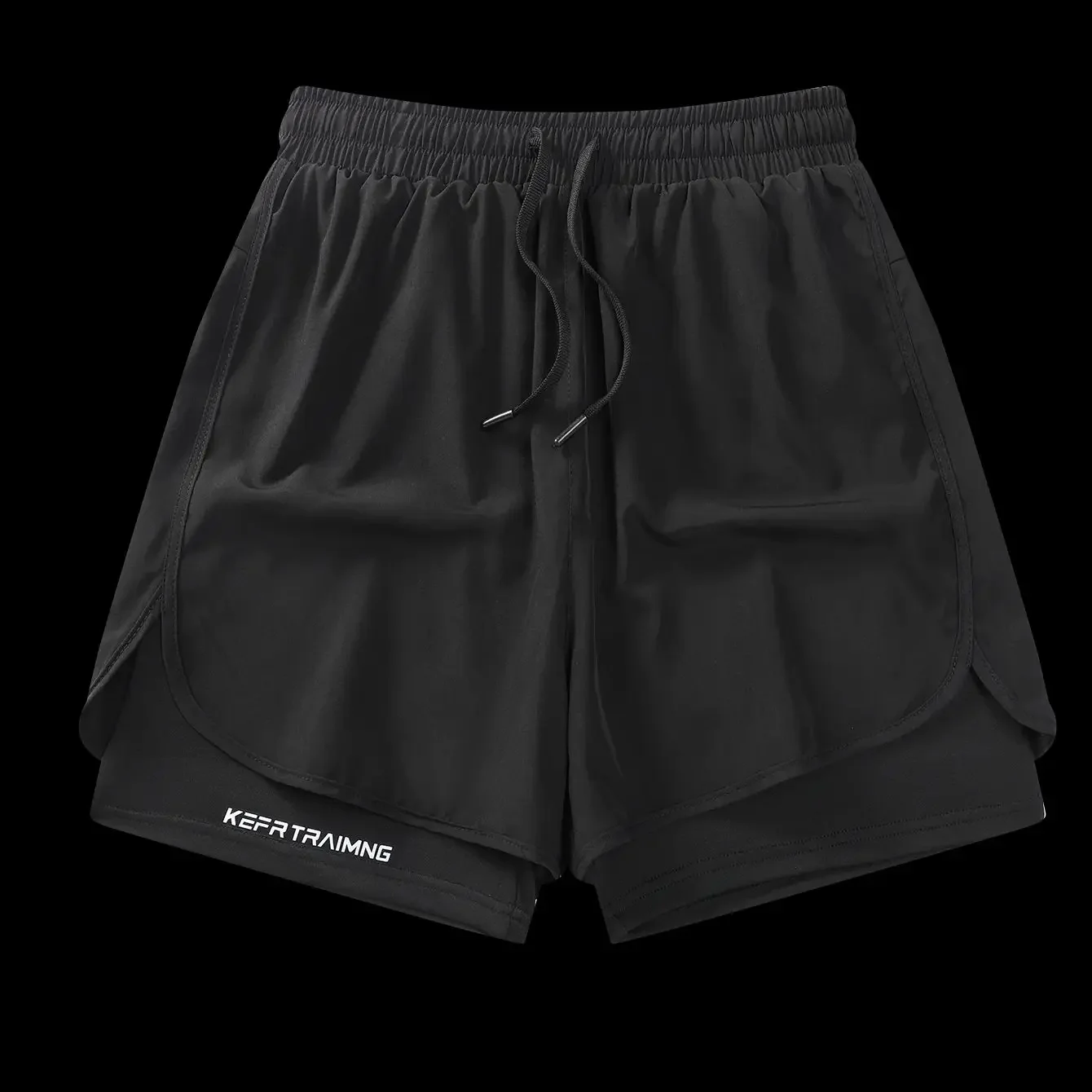 Outdoor High-quality Sports Running Shorts Comfortable Breathable Running Fitness Sweat Absorption Quick Drying 3-point Pants