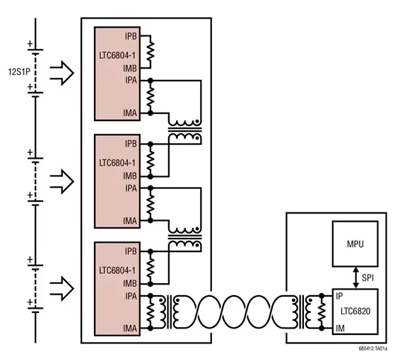 LTC6804IG-1 LTC6804HG-1 LTC6804 - 12 Channel Multicell Battery Monitor with Daisy Chain Interface, Generation 3