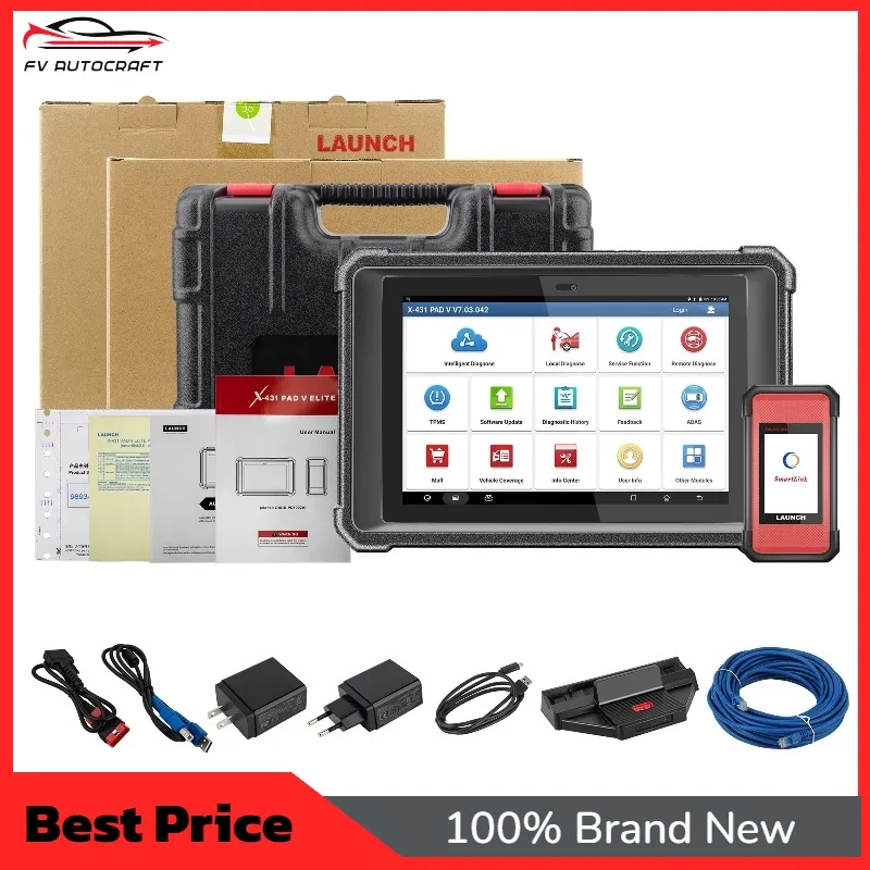 【2026】For X-431 PAD V OBD2 Scanner Car ECU Programming Diagnostic Tool With For For Universal Vehicles New Android Compatible
