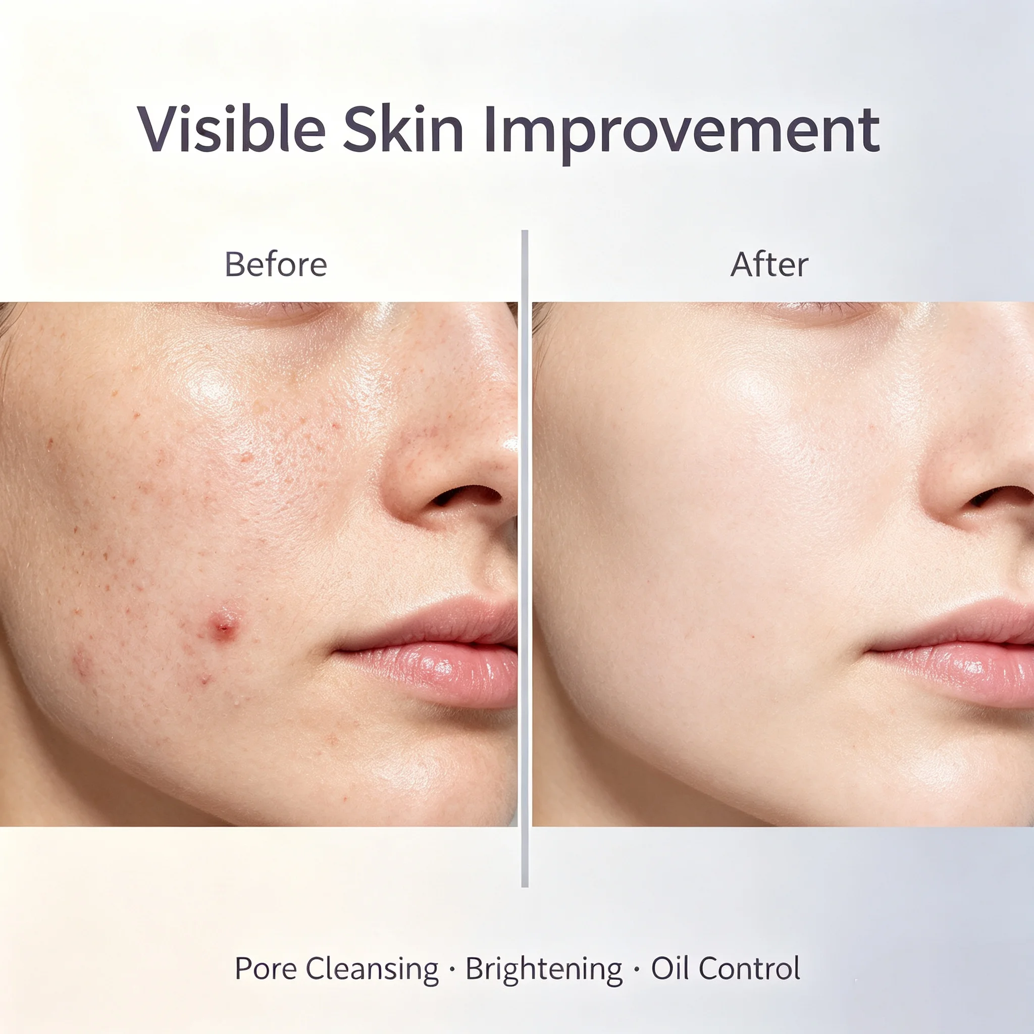 K-Beauty Oily & Acne Prone Skin Care Set, 30% Salicylic Acid+70% Niacinamide,Stubborn Blackhead Exterminator,Advanced Pore Tightening,Synergistic Barrier Recovery,Firming& Antioxidation,Fade Acne Marks&Brighten Skin Tone&Intense Glass Skin,Clinical Grade