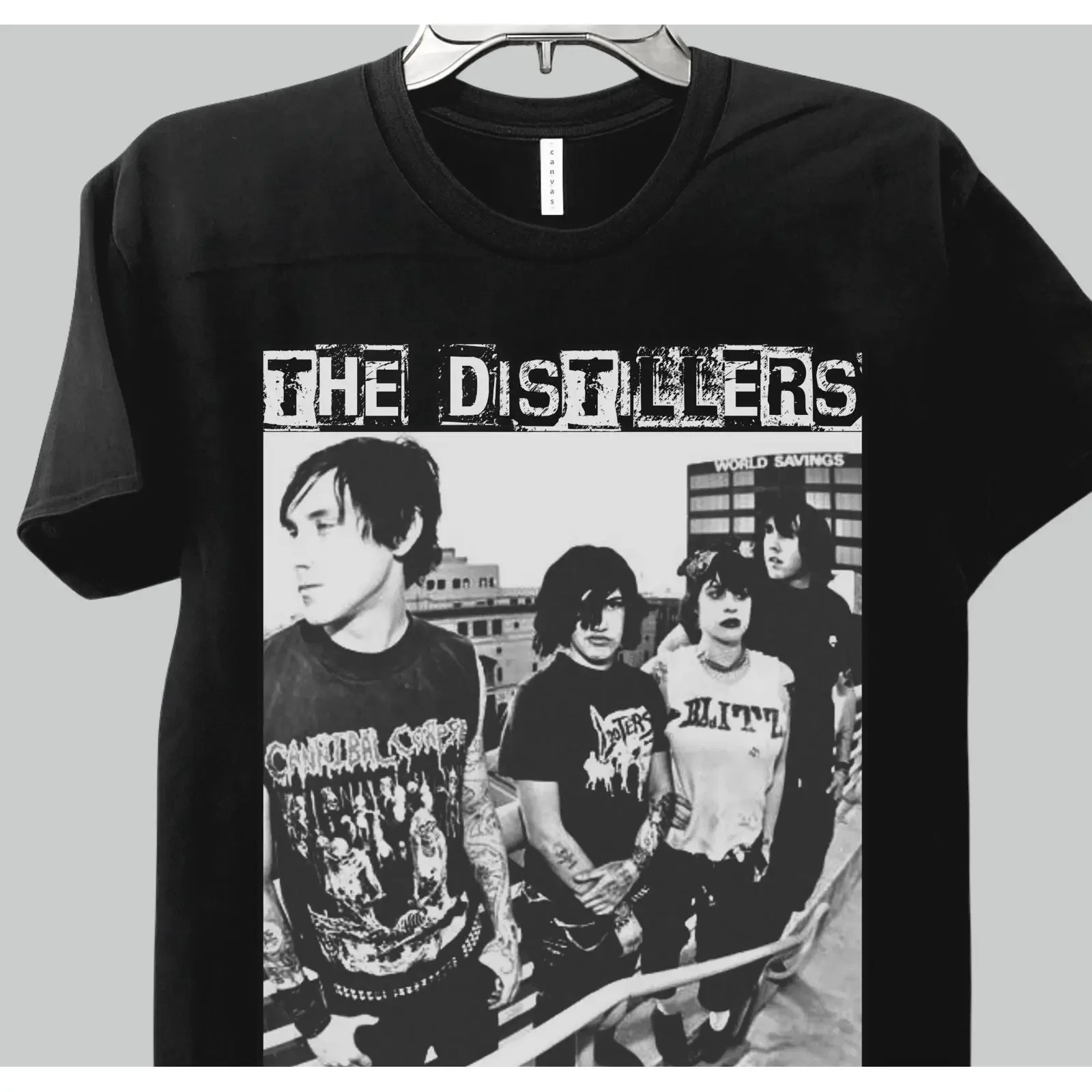 The Distillers T Shirt 2000s Punk Rock Retro Band  vintage Washed Unisex Breathable graphic designer clothes streetwear fashion