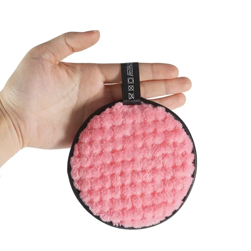 NEW Fiber Remover Pad Reusable Face Clean Sponge Towel Cosmetic Cloth Foundation Liquid Cream Powder Puff  Cosmetics