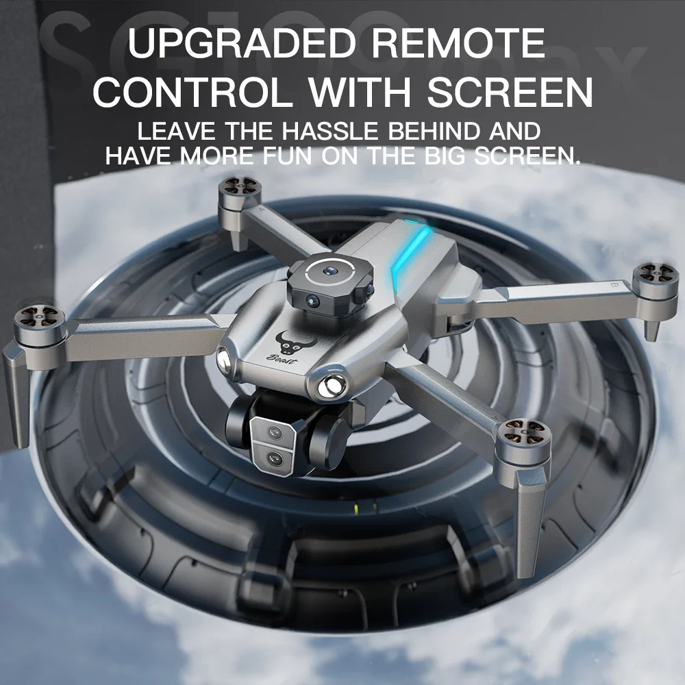 طائرة بدون طيار SG109 MAX نظام تحديد المواقع مع شاشة التحكم عن بعد 8K HD كاميرا مزدوجة 5G WIFI FPV طائرة تجنب العوائق بدون فرش RC كوادكوبتر #3