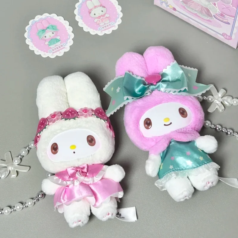 

Новинка! Распродажа! Оригинальная серия Toptoy X My Melody Sweet Dream Boudoir: коллекционная виниловая кукла-брелок, украшение для рабочего стола, подарок.
