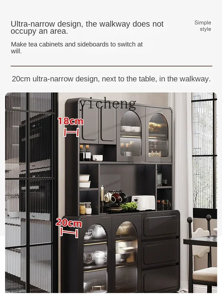 a7 American side cabinet integrated against the wall Narrow high cabinet Locker guest