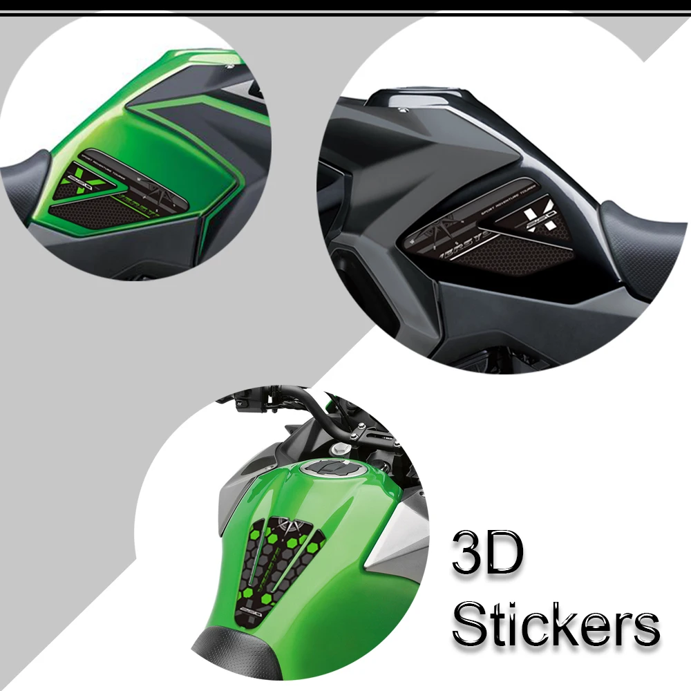Motorcycle For VERSYS X 250 250X VERSYS-X Tourer X-250 Tank Pad Side Gas Fuel Oil Kit Knee scratch-resistanr Protector Stickers
