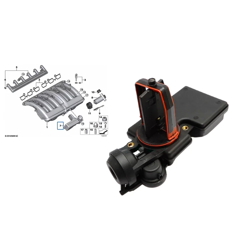 AP03 11617544806 11617502269 FOR BMW 3er 5er E46 E39 320 325 520 525 M54 Air Intake Manifold Adjuster Disa Valve