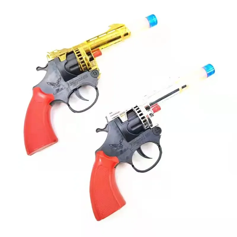 Revolver Toy Gun Mini Model Fake Pistol Childhood Toys for Adults Collection Boys Birthday Holiday Gift