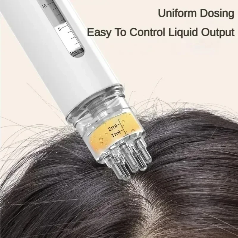 Portable Scalp Applicator Liquid Comb Mini Massager Essential Oil Liquid Guiding Massager Anti Hair Loss Scalp Care Tool