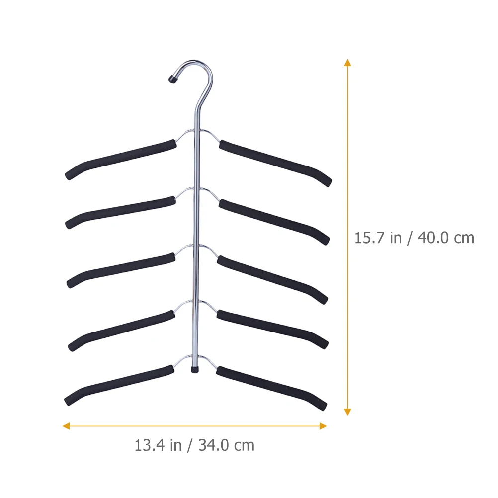 

2pcs Space Saving Multilayer Clothes Hanger Storage Rack Bra Tank Closet Organization Coat Sweater Skirt Shirt