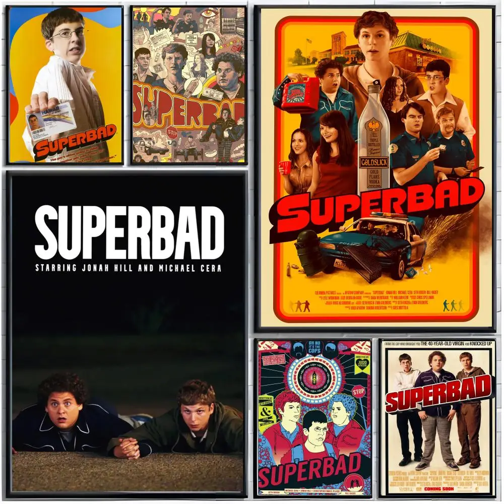 Superbad Poster Modern Wall Art Home Decor Living Room Decorative Print Unframed