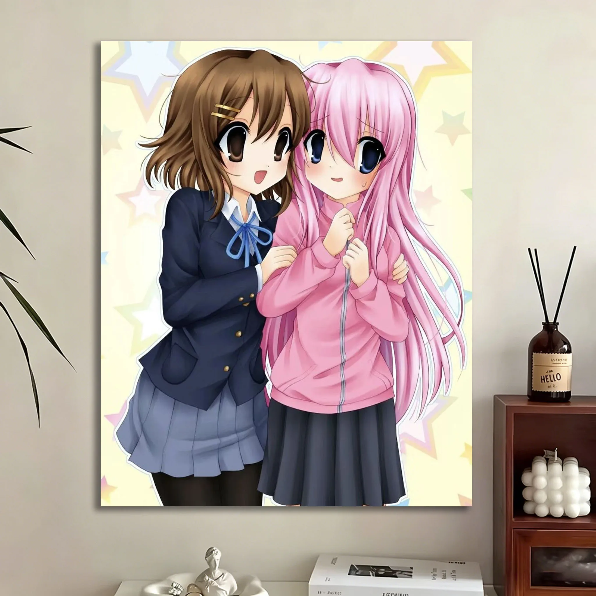 Anime Tapestry of Girl with Pink Ears Large Tapestry Suitable For Bedroom Dormitory Room Stuff Aesthetic Wall Decor Great Gift
