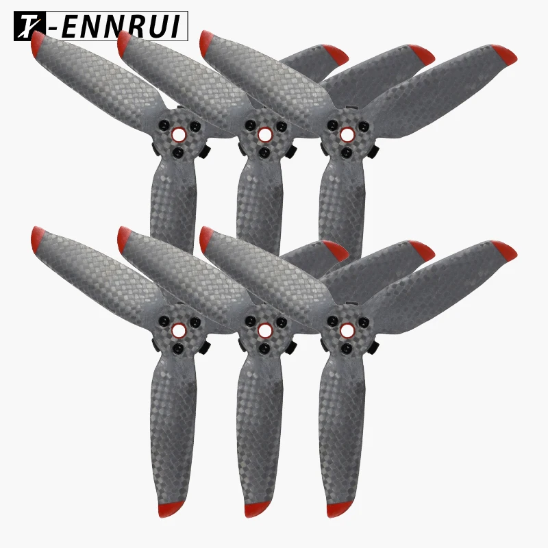 Hot Selling 5328F Carbon Fiber 3-Blade Quick Release Propeller, Replacement Accessory for DJI FPV Combo Drone