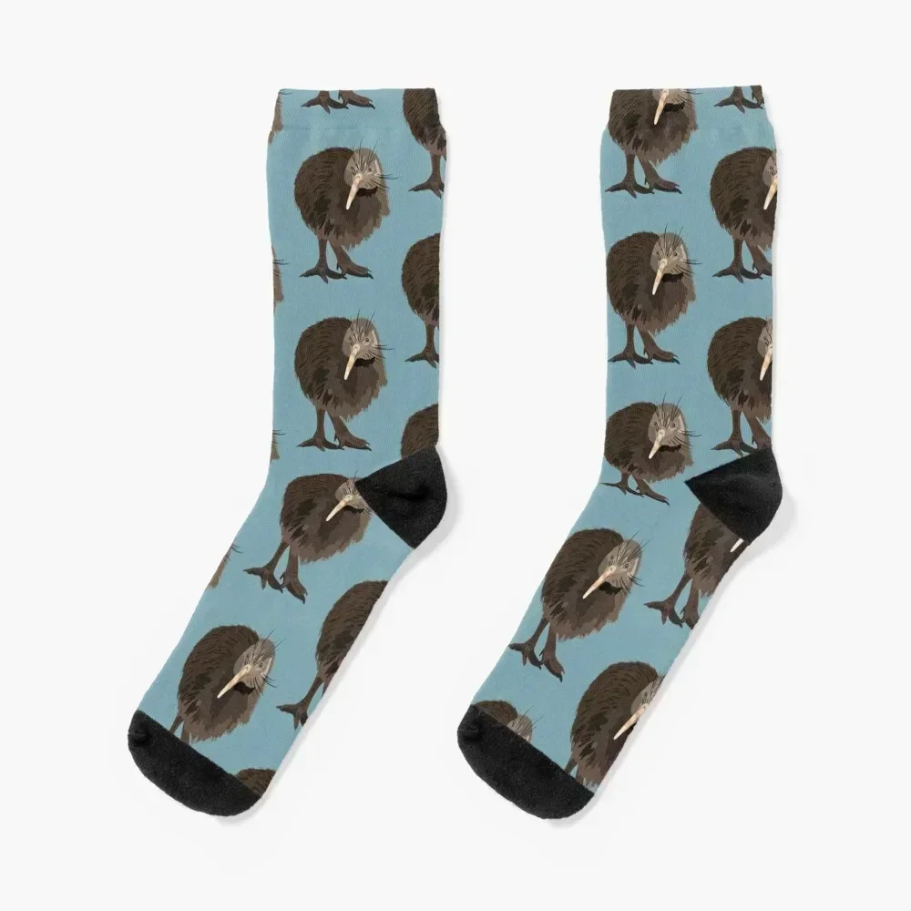 

K is for Kiwi Socks hockey funny gift funny sock tennis Boy Socks Women's