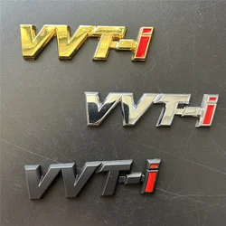 New Car Styling 3D VVT-I Metal Chrome Zinc Alloy Emblem Car Body Badge Sticker Auto Accessory for Corolla Camry RAV-4