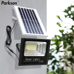 LED Solar Light 50w 100w 200w 300w 500w Flood Lights Outdoor Solar Reflector Spotlights With Remote Control For Garden Street