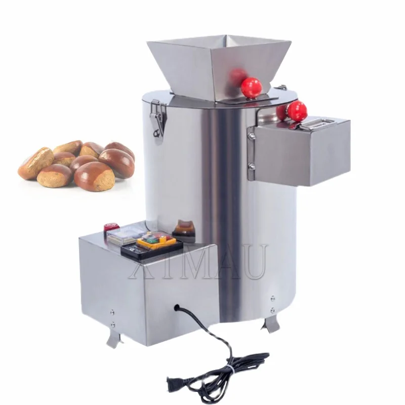 ماكينة تقشير الكستناء الكهربائية الأوتوماتيكية بقوة 220 فولت