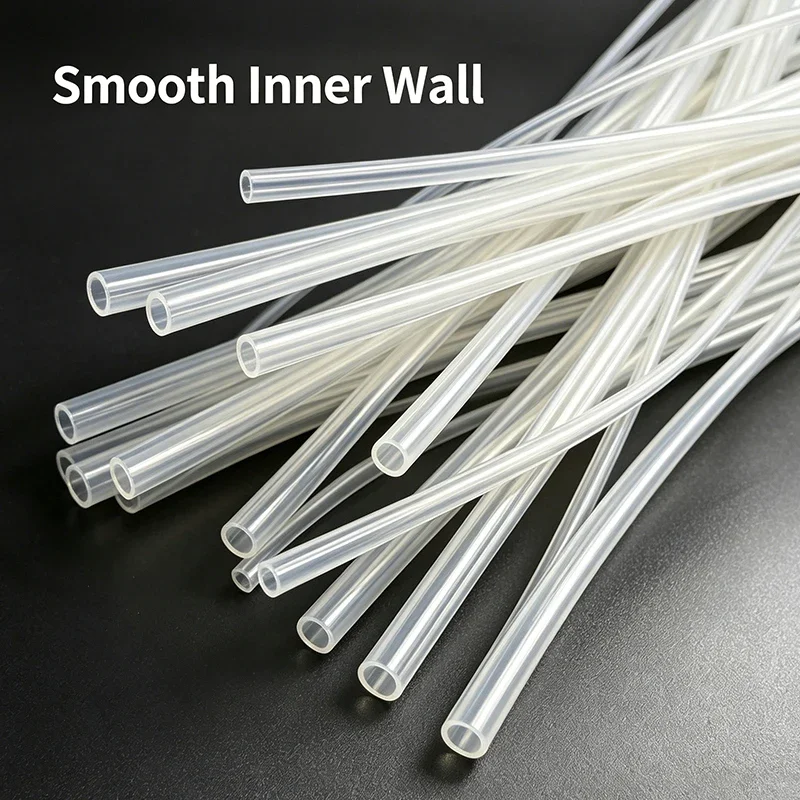 Clear Food Grade Silicone Tubing ID 0.5-0.6-0.8-1-2-3-4mm Nontoxic Bendable Drinking Safe Leakproof Hose for Coffee Water Filter