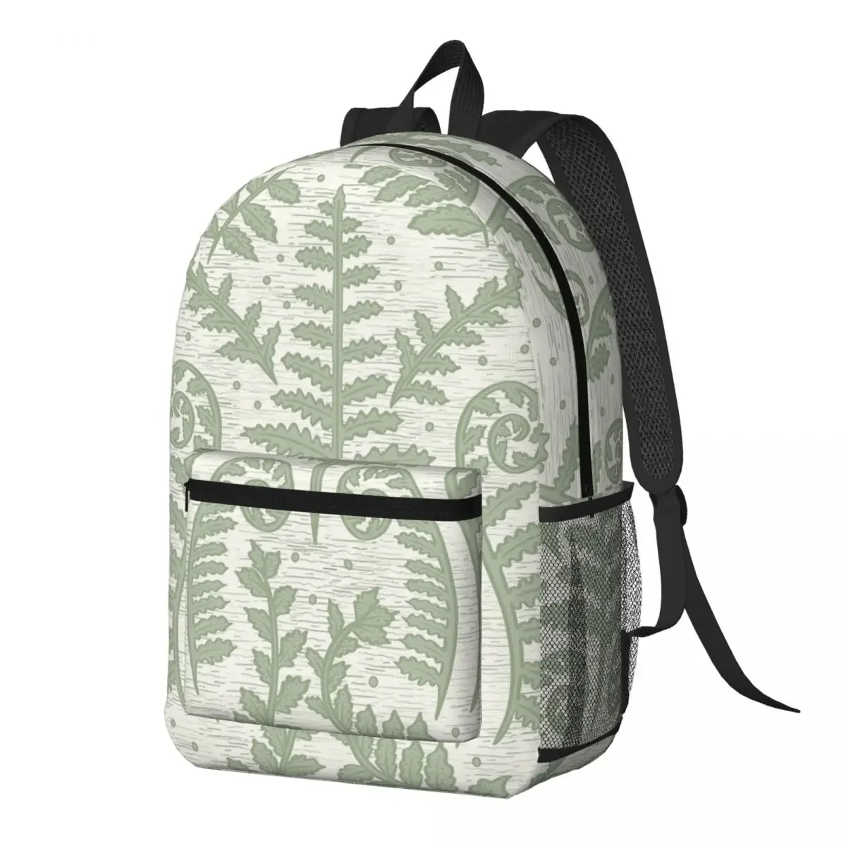 Colorful Fern Plant Grass Backpack Daypack Large Capacity Kids BookBag School Bag Shoulder Bags for Men Women