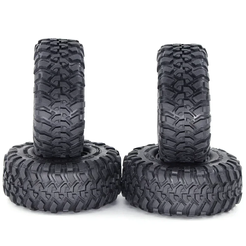 RC 120MM 1.9" Rubber Rocks Tires For 1:10 RC Rock Crawler Axial SCX10 Canyon Trail Trax TRX4 TRX6 #8174