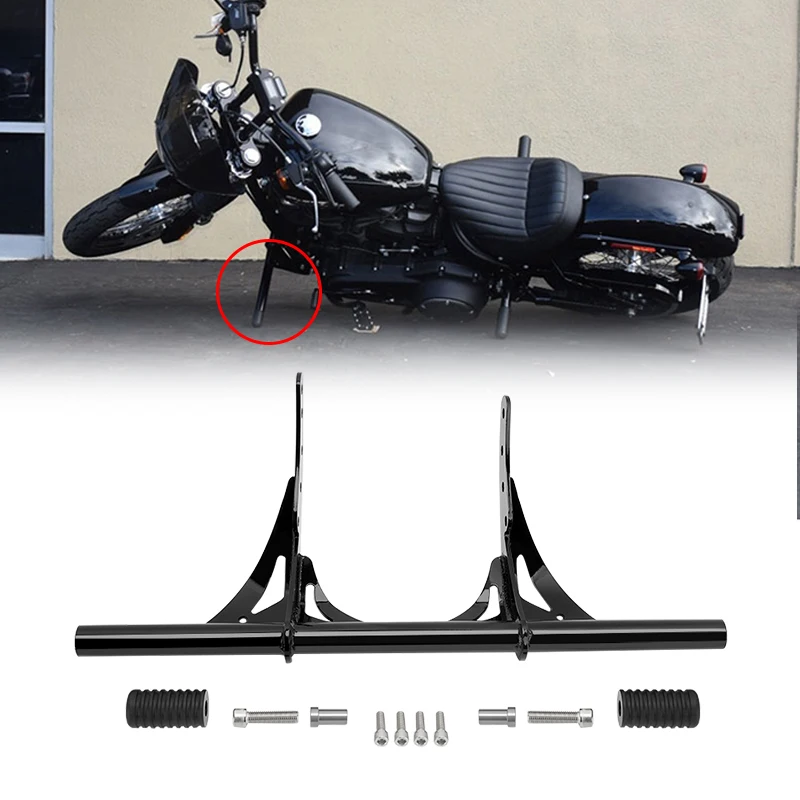 

Motorcycle Engine Crash Bar Engine Slider Guard Bumper Frame Protector For Harley Softail Street Bob Low Rider FXBB 2018-up